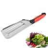 2Pcs Stainless Steel Vegetable Peeler Double Layer Slicer Ergonomic Design Cutting Dicing Vegetable Shredder