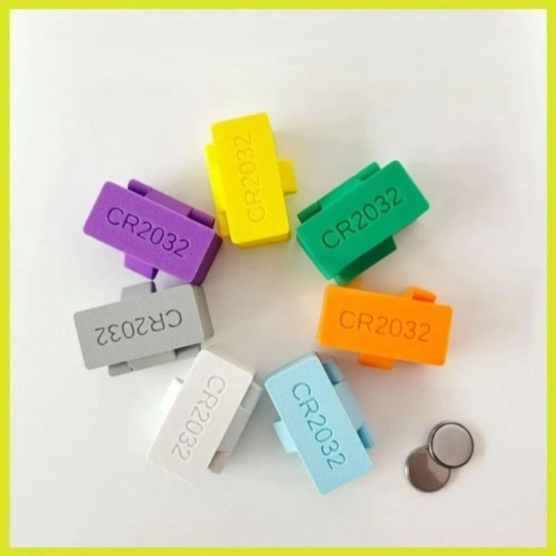 1 шт. Cr2450/Lr44 Органайзер для хранения батареек-таблеток 10/20 ячеек Коробка для хранения батареек-таблеток Cr2032