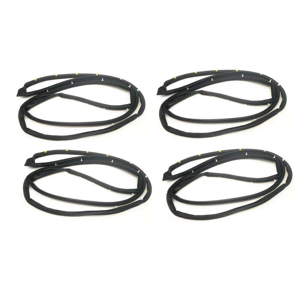 Door Weatherstrip Molding Trims Front Rear Left Right For Honda Accord 2008-2013