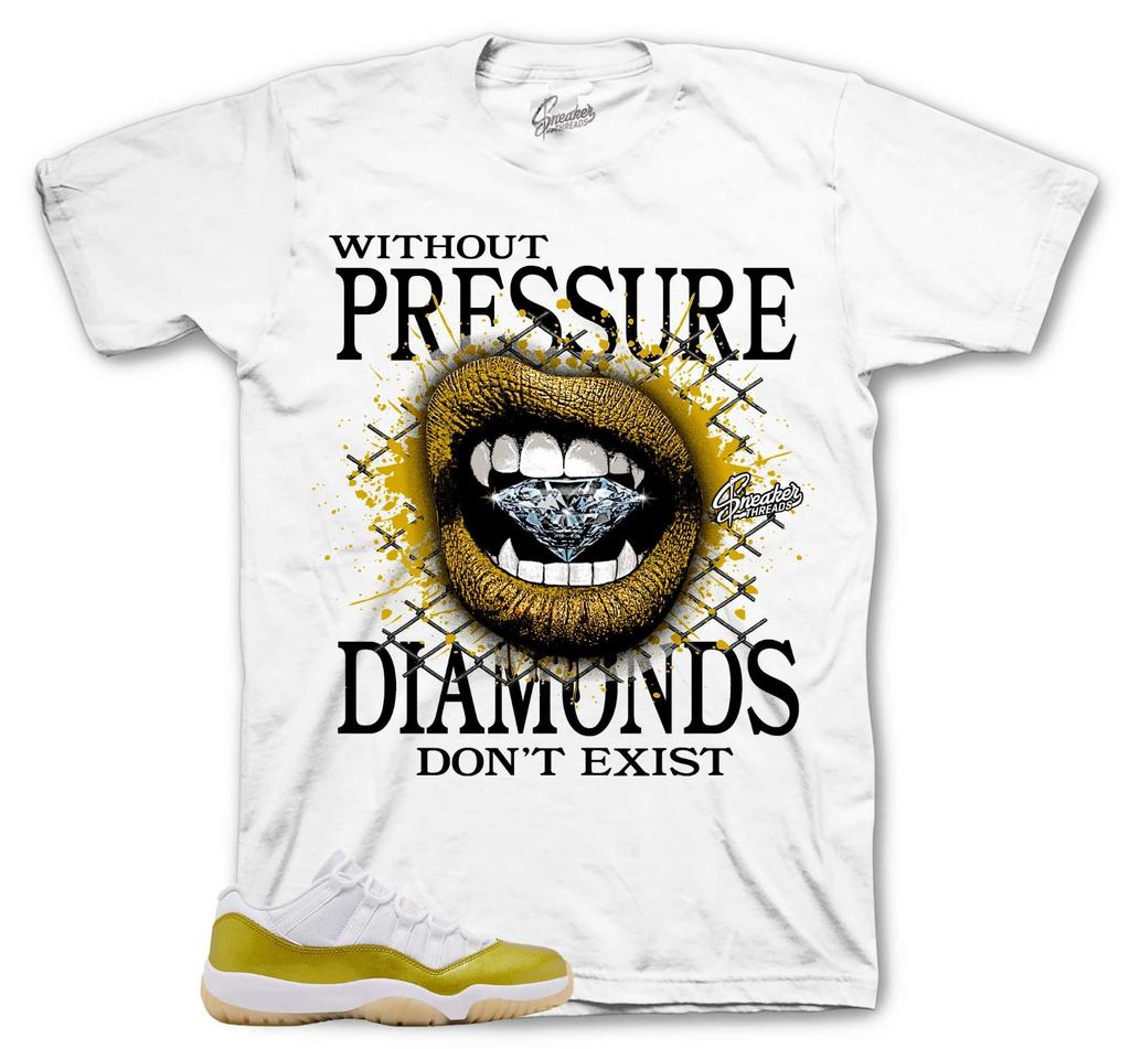 Shirts To Match AJ Retro 11 Mothers Day Metallic Gold - Without pressure Tees