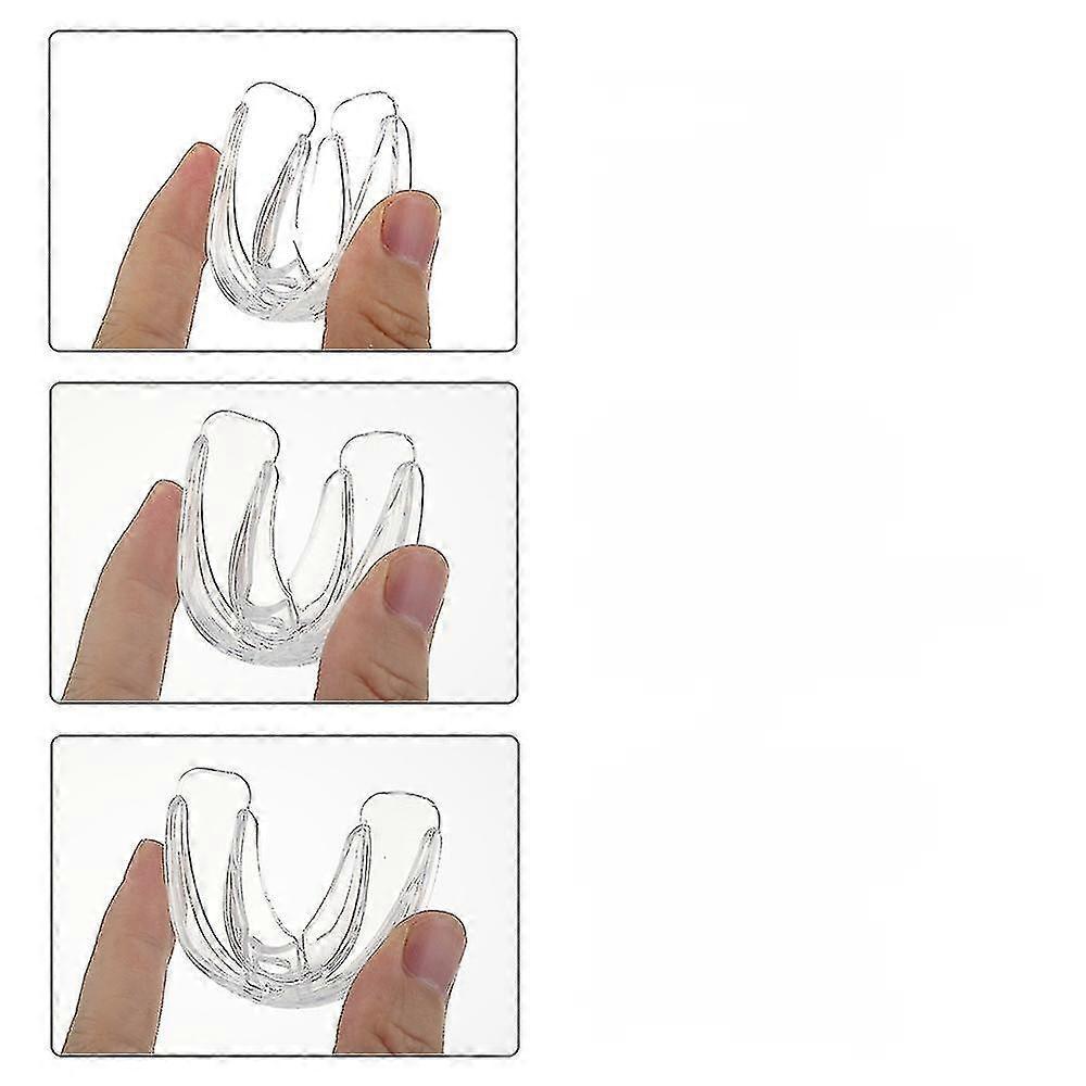 3pcs/set Dental Braces For Teeth Straightener Orthodontic Appliance Fake Silicone Braces Trainer For Teeth Alignment 3 Phases