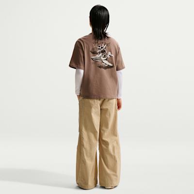 Women's T-Shirt Nike T Shirt Women's Mink Brown
