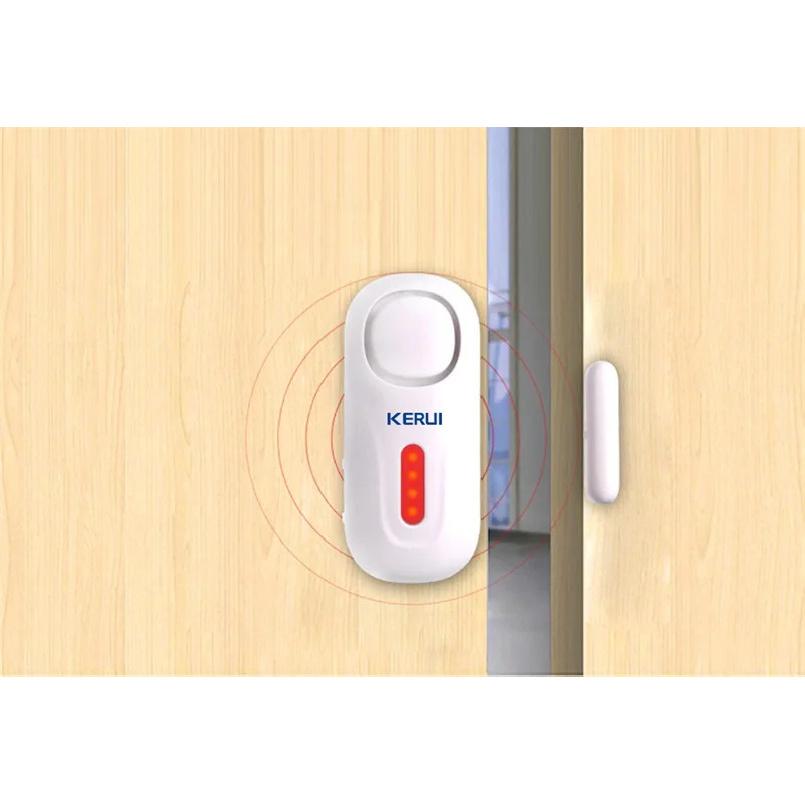 KERUI 120DB Security Wireless Door Window Entry Burglar Sensor Alarm PIR Magnetic Smart Home Garage System With Remote Control