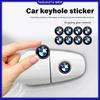 Для BMW X1 X3 X5 X6 X7 1 3 5 6 7 Серии G20 G30 G11 F15 F16 G01 G02 F48 2 шт./комплект 15 мм Наклейки-этикетки на замочную скважину двери автомобиля