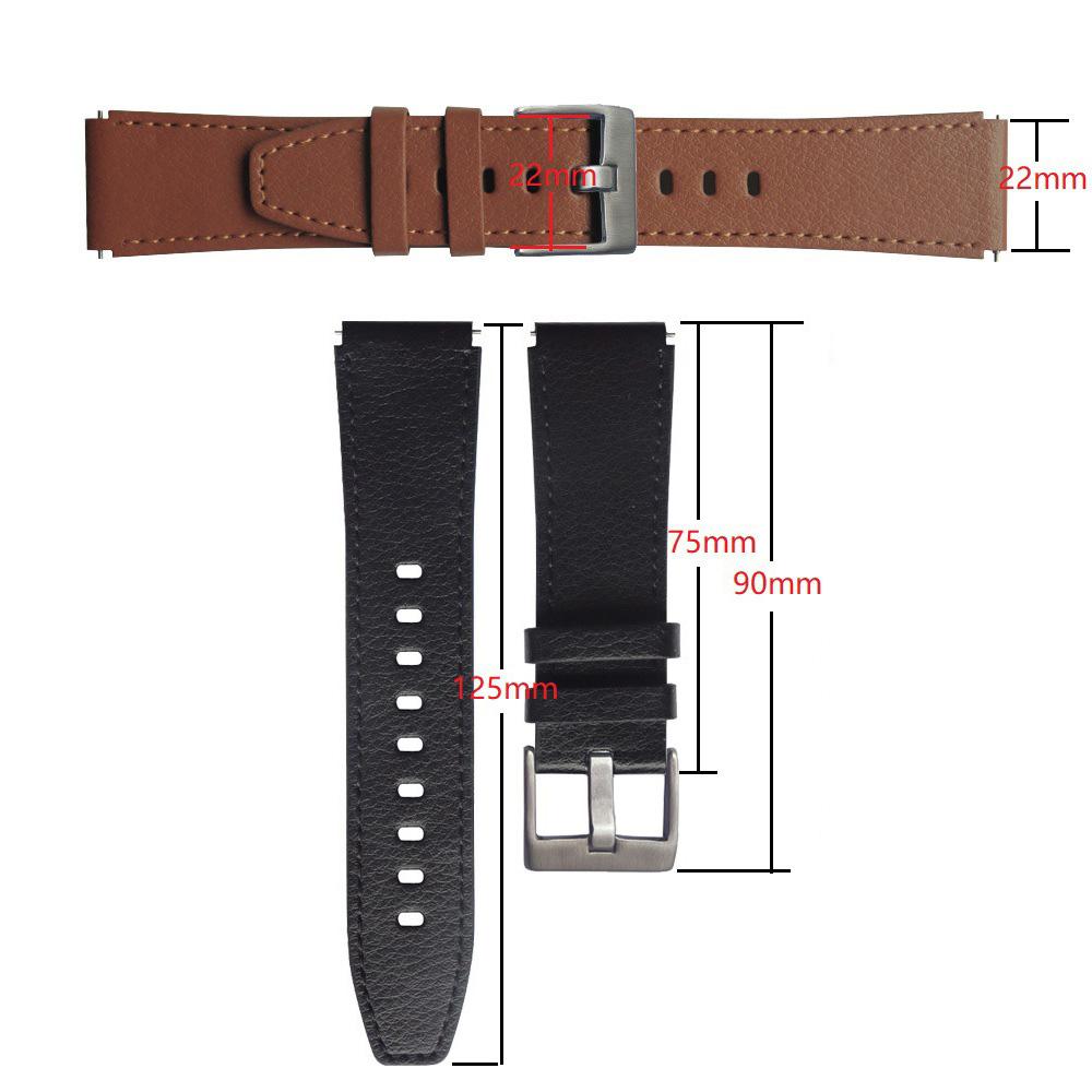 22mm Strap for Huawei Gt2 Pro Band Leather Watchband GT 2 3 Pro 46mm Bracelet Accessories GT3 SE/GT2E Wristband Bands