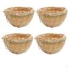 4pcs Bamboo Canary Nest Finch Breeding Nesting Hanging Onto Cage