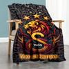 Galatasaray Customize Text Blanket Lightweight Customizable Blanket Soft Warm Cozy Throw For Living Room Picnics Seaside Office Chair For All Occasion