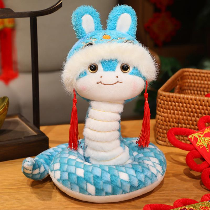 Plush Snake Year Toy Cute Cartoon Girl Children Birthday Decorative Gift Doll