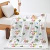 Lamb Fleece Blanket Animal Pattern Print Thickened Crystal Fleece Blanket Universal In All Seasons