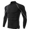 2024PRO Men's Slim Fit High Collar Quick-Dry Long Sleeve Cycling T-Shirt