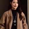 Новая мода Star Path Four Seasons Chain Zircon Star Маленькая жемчужная длинная цепочка для свитера