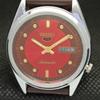 ВОССТАНОВЛЕННЫЕ ВИНТАЖНЫЕ МУЖСКИЕ ЧАСЫ SEIKO 5 AUTOMATIC JAPAN D/D RED 593a-a311237-2 SKU593a-a311237