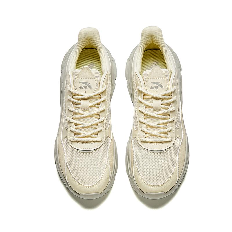 Anta Серия 'Непослушные' Амортизация, Износостойкие Низкие Повседневные Кроссовки Женские Бежевые 922348826-12