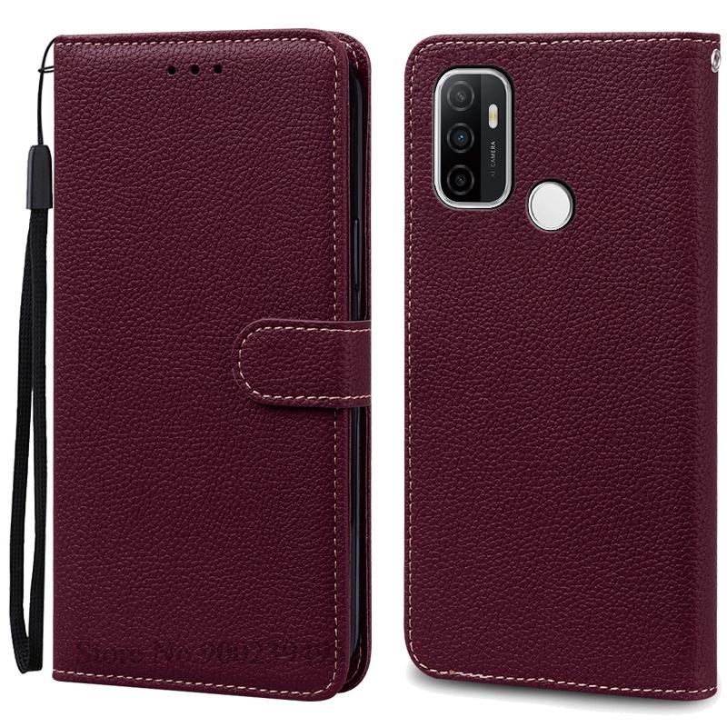 Для OPPO A53 2020 Чехол Кожаный Чехол-книжка для кошелька Для OPPO A53 Чехол OPPO A53S 4G Чехол-книжка Чехол для телефона Coque Fundas