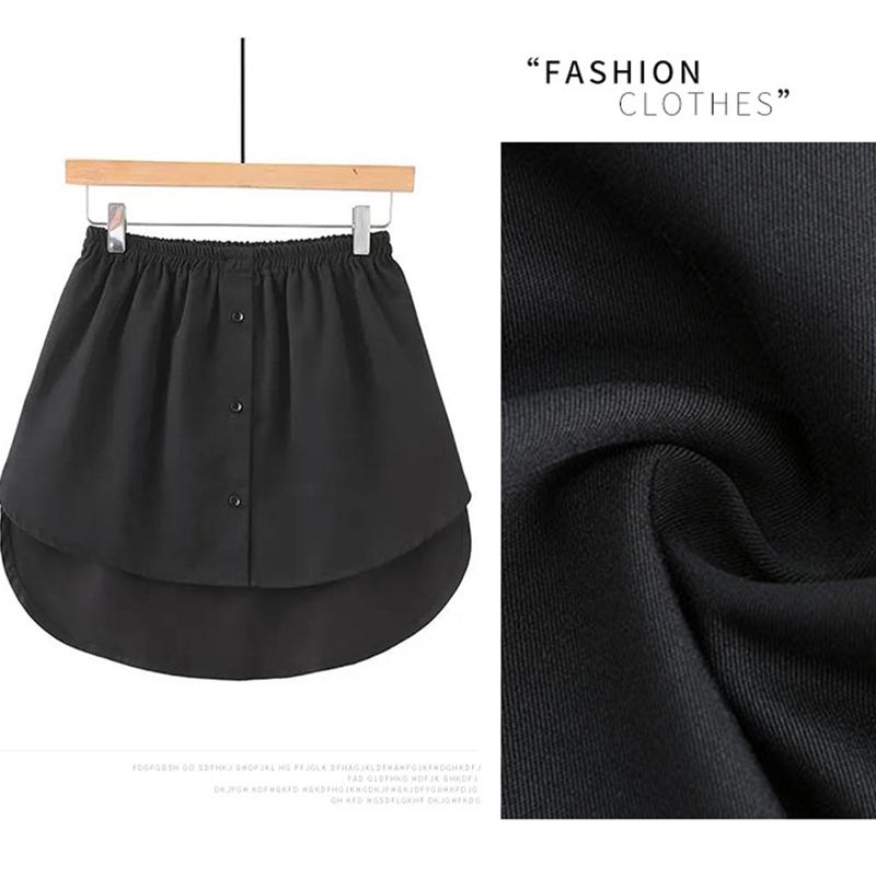 Модный женский регулируемый искусственный топ, мини-юбки, рубашка, блузка, удлинитель, многослойная одежда, аксессуары