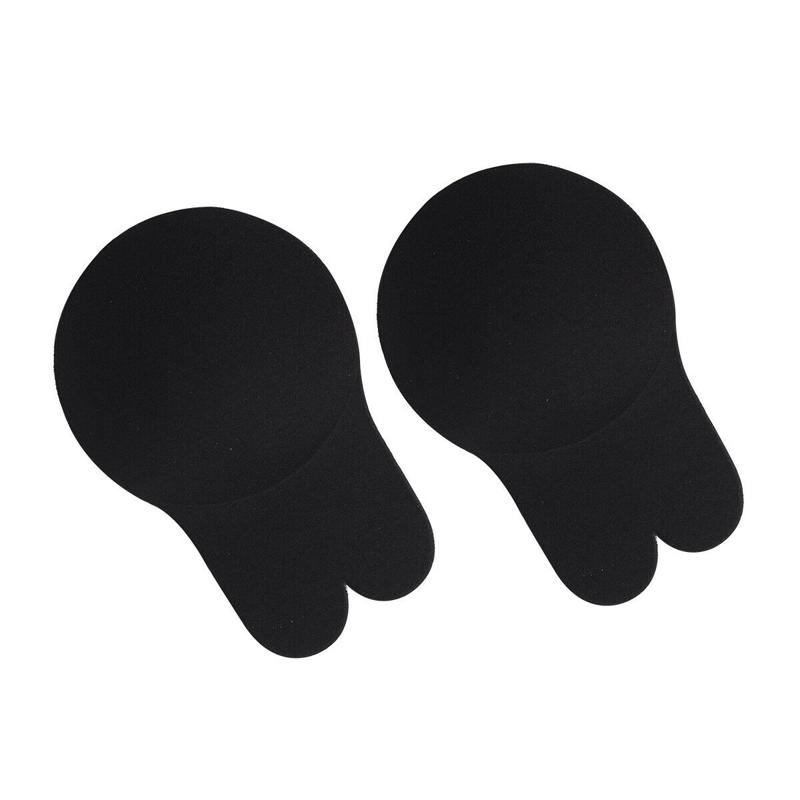 1 Pair Rabbit Ear Reusable Silicone Bust Nipple Cover Pasties Stickers Breast Adhesive Invisible Bra Lift Tape EMA