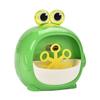 Handheld Bubble Machin New Porous Plastic Bubble Blower Cartoon Frog Soap Water