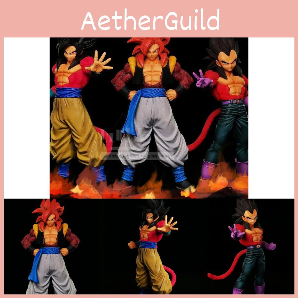 Dragon Ball Gt Супер Сайян 4 Гоку и Вегета Набор ПВХ Фигурок для Коллекционеров Аниме