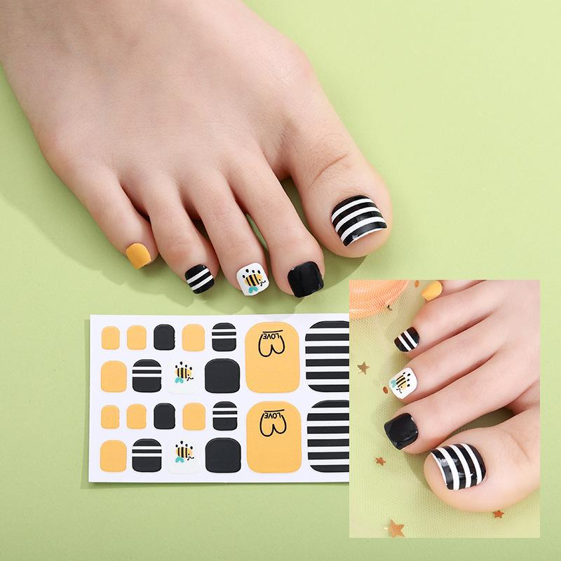 Летняя новая наклейка для ногтей, милая наклейка для ногтей на ногах, водонепроницаемая прочная наклейка для ногтей, декоративная женская