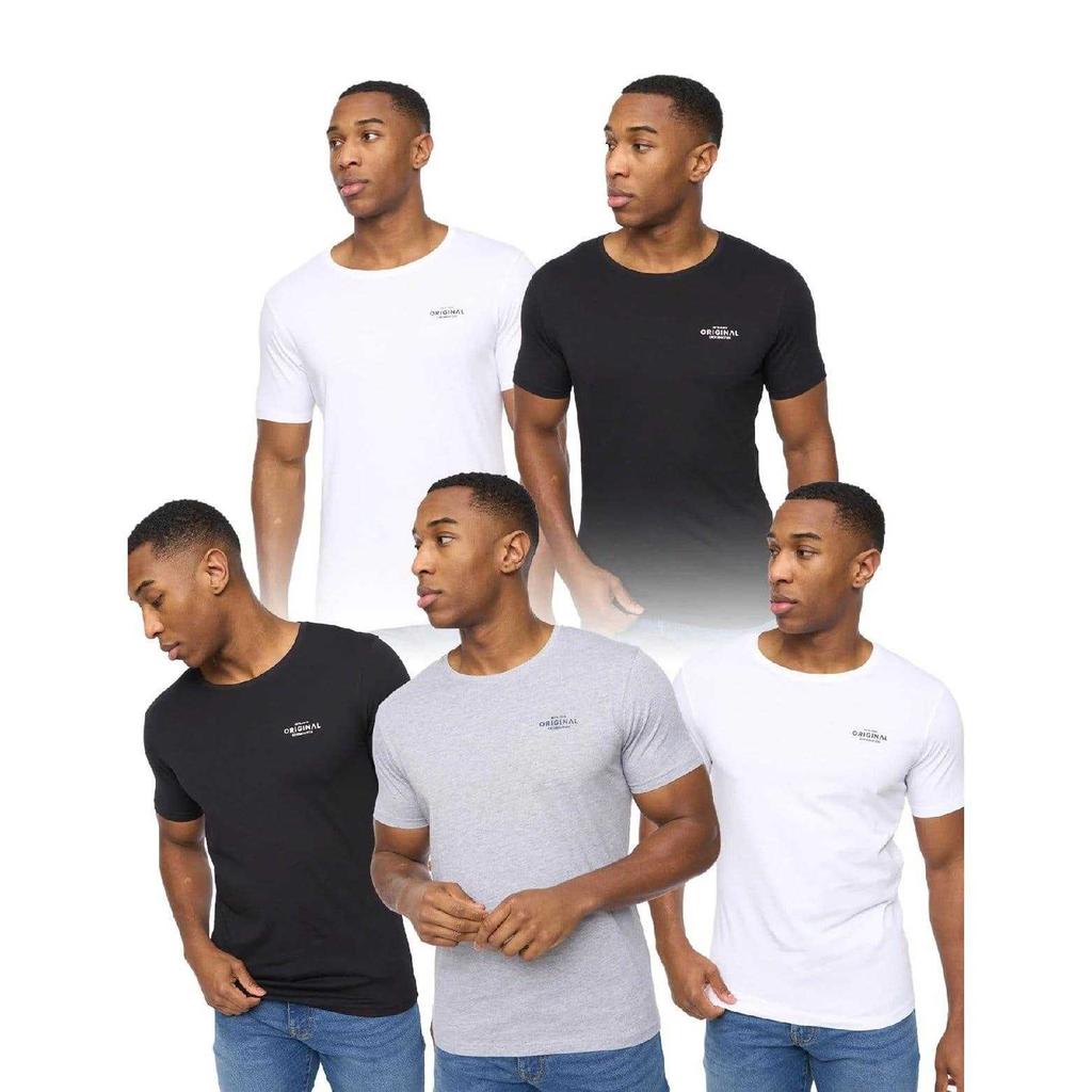 Crosshatch Mens Basicstandard T-Shirt (Pack of 5)
