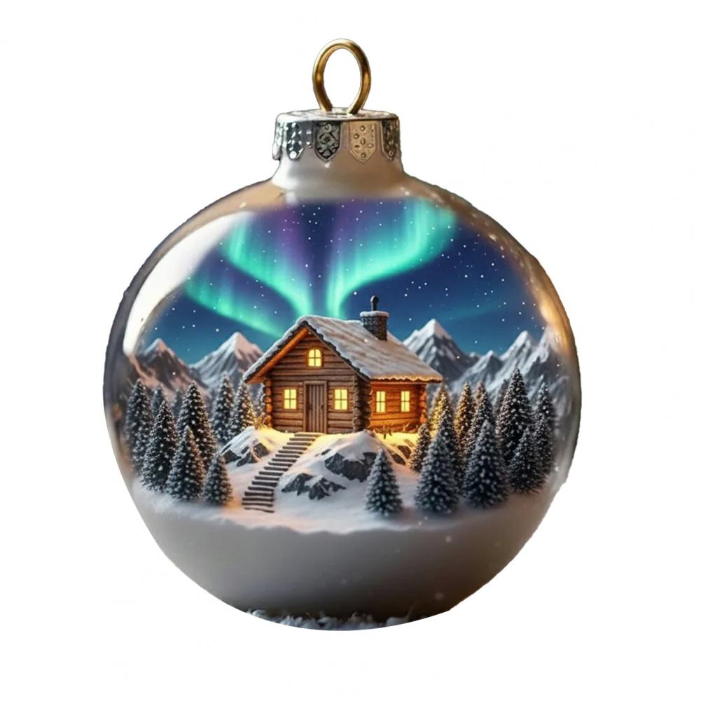 Праздничное украшение Декор для рождественской вечеринки Рождественский подвесной шар Декорация для сцены Атмосфера праздника Украшение для дома Декоративное для дома