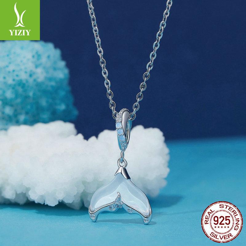 Браслет-косичка мечты, ожерелье-подвеска, изысканные опаловые бусины из стерлингового серебра S925