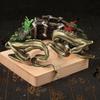 Brass Sea Eel Decorative Figurines Copper Handicrafts Marine Organisms Muraenesox Cinereus Desk Decoration Christmas Gift