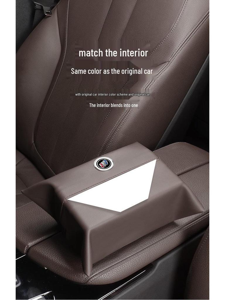 Car Tissue and Towel Bag for Buick Models: Regal, LaCrosse, Excelle, Verano, Envision