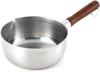 Castle Enterprise Yoshikawa Gogi, Made In Japan, H-compatible, Stainless Steel Yukihira Saucepan, 20cm, Silver, Gift Wrapping Available