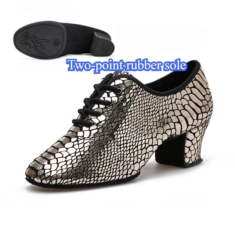 Женские Леди Девушки Комнатные Уличные Верх из Оксфордской Кожи Массивный Каблук Кроссовки Каблук Высокий Бальный Современный Латиноамериканский Танцевальные Туфли