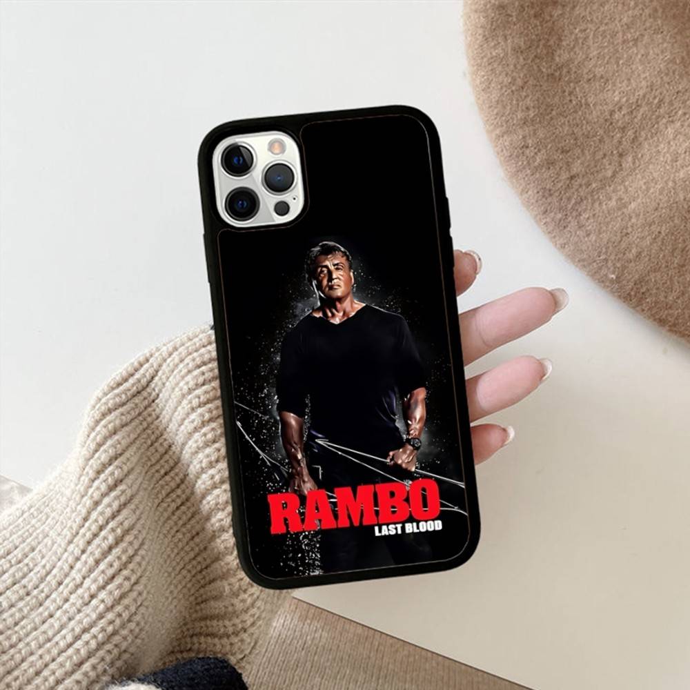 1 шт. Чехол для телефона из фильма «Рэмбо: Первая кровь» для iPhone 17 16 15 14 13 Plus 12 11 Pro Max, чехлы из ПК+ТПУ, задняя крышка