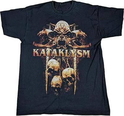 Kataklysm группа Черный Все размеры Подарок для семьи Футболка HT161 Унисекс Футболка