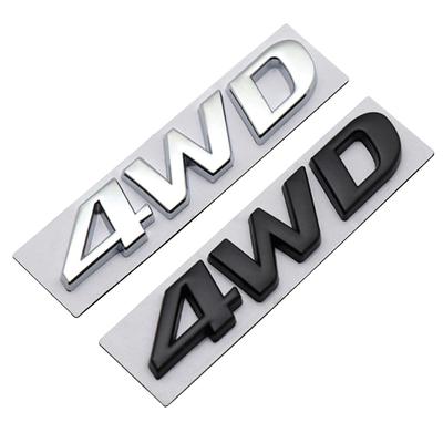 Логотип автомобиля 4WD подходит для Hyundai IX25 IX35 новый Tucson Santafe индивидуальность полный привод задние наклейки с буквой для багажника