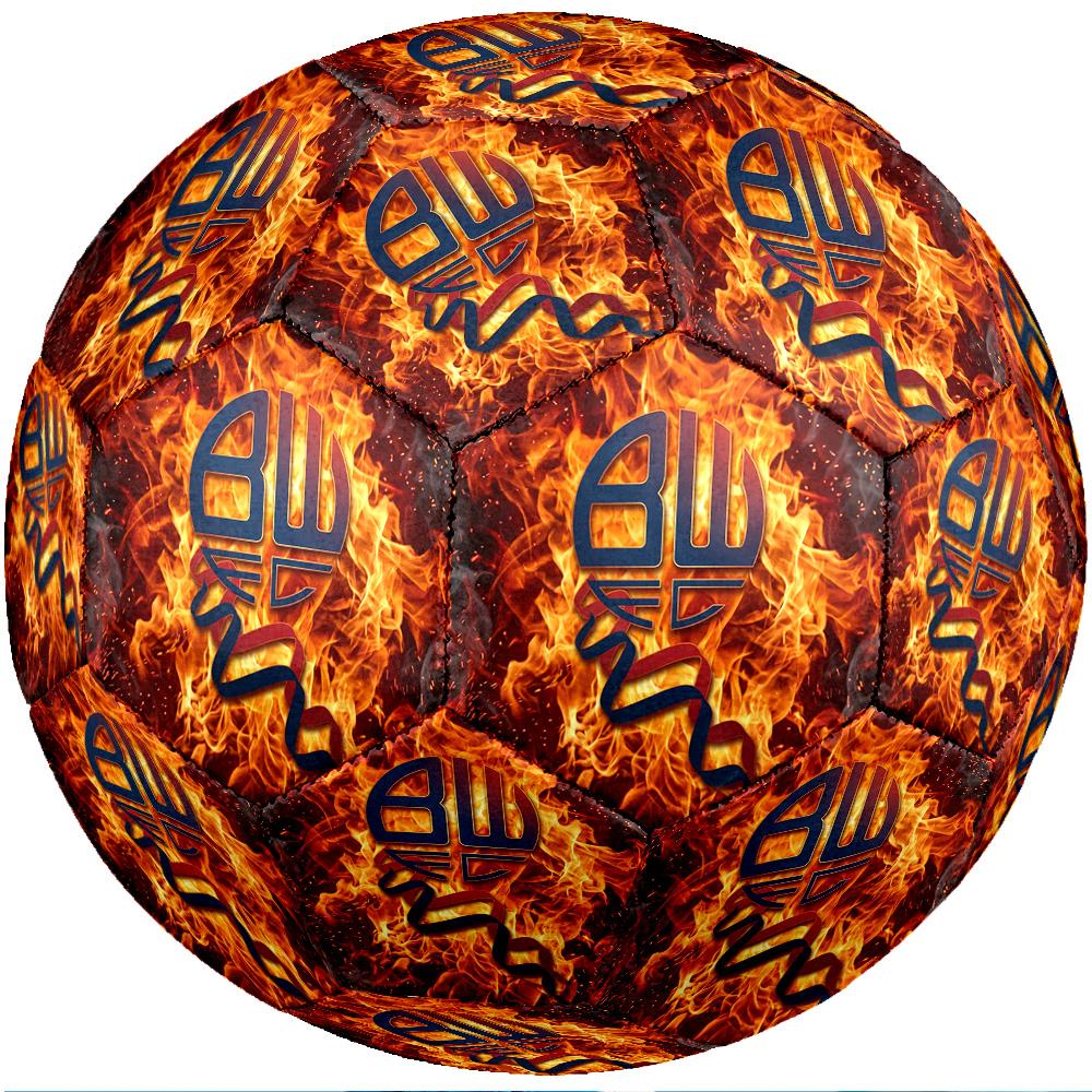 Футбольный мяч Bolton Wanderers FC, размер 5, стандартный, прочный, для тренировок и матчей, для взрослых, для занятий спортом на открытом воздухе