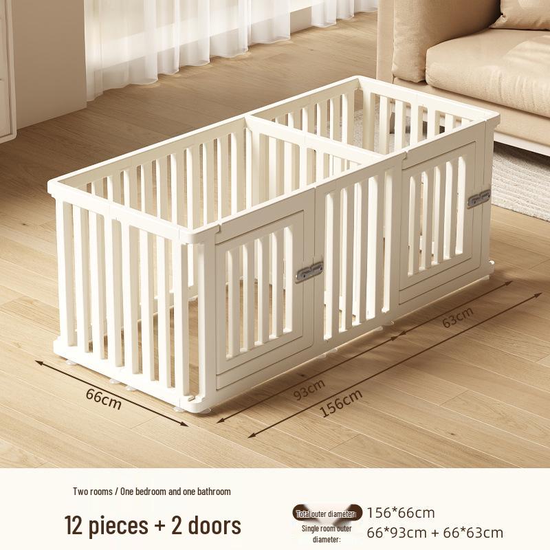 Indoor Dog Safety Barrier - Pet Fence & Anti-Escape Cage for Small Dogs
