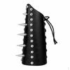 Spike Punk Pu Leather Spider Web Arm Bracer Armor Guard Wristband