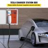Tesla Charger Station Box, 28" x 20" x 10", Outdoor Cable Box Charging Box Cable Organizer, IP32 Waterproof Dustproof Cool Roll Steel Electrical