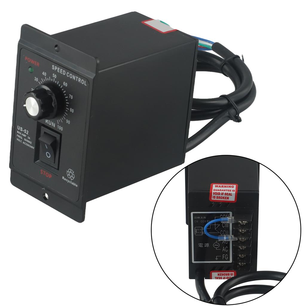 ДВИГАТЕЛЬ 400 Вт AC220V Регулятор скорости двигателя Многофункциональный регулятор скорости двигателя Контроллер Отображение скорости Задаваемое целевое значение