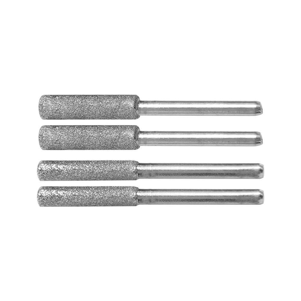 5pcs Coated Chainsaw File Polishing Chainsaw Sharpener Stone High Hardness Carving