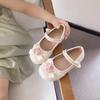 Модные новые туфли на плоской подошве для девочек, весенне-осенние шикарные детские кожаные туфли, милые элегантные туфли принцессы для детей на вечеринку, мягкая подошва