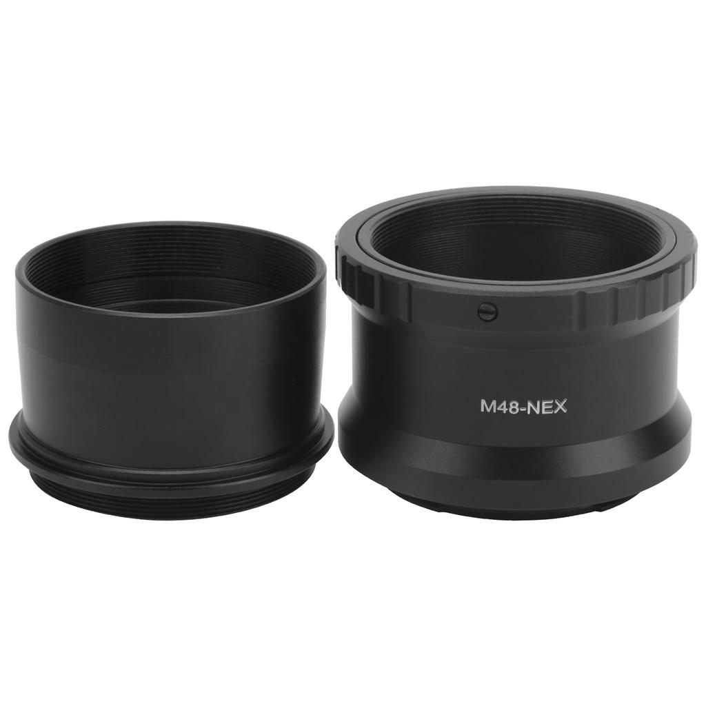 Telescope 2in M48x0.75mm TType Adapter and M48NEX Lens Adapter for Sony E Mount Camera
