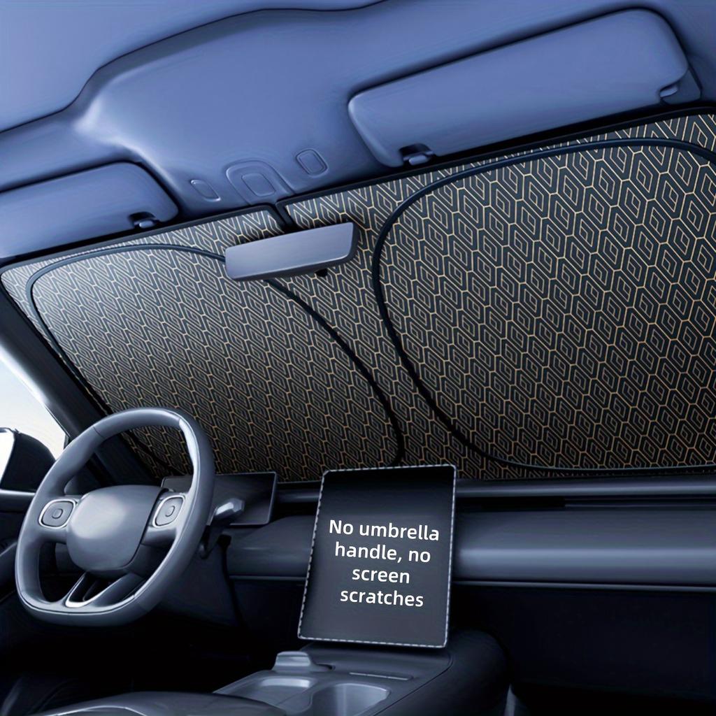1pc Sunshade with Laser Reflection - Universal Fit, Strong UV Protection, Heat Insulation, and Light Blocking for Front Windshield and Windows