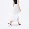 100% Ramie French Elegant Half length Skirt for Women