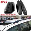 4 Pcs For Toyota Land Cruiser Prado FJ120 03-09 Roof Rack Rail End Cover Shell R