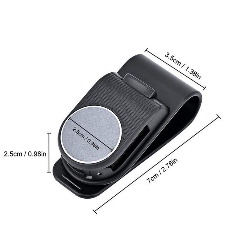 Car Sun Visor Glasses Clip For Porsche Macan Panamera Cayenne Boxster Cayman 911 918 Sunglasses Holder Eyeglasses Storage Clip FE3