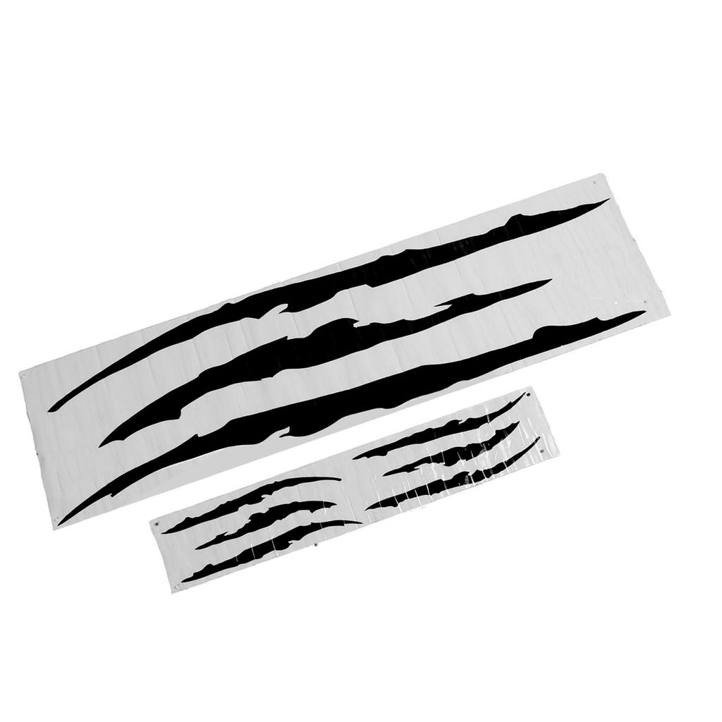 2 шт. наклейка на капот автомобиля в стиле когтя, универсальная наклейка на капот двигателя для автомобиля, черная