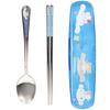 Lilpang Cinnamoroll All-Stainless Steel Spoon Clear Case Set, a Popular Character In Korea