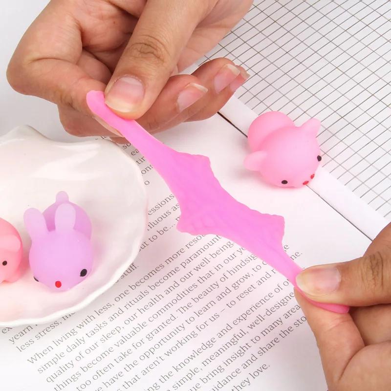 40Pcs Kawaii Squishies Mochi Squeeze Toy Cute Animal Anti-Stress Ball Squishy Fidget Sticky Stress Funny Stranger Kids Gift