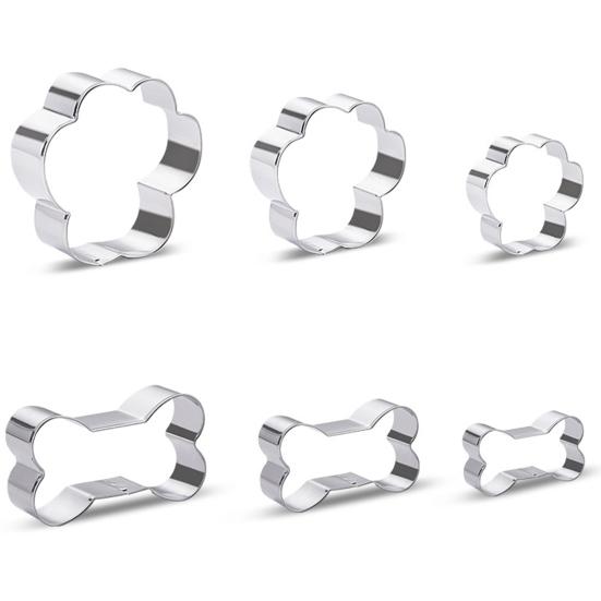 Многоразовый инструмент для выпечки в форме собачьей лапы, экологически чистая форма для помадки для торта в форме кости, товары для дома