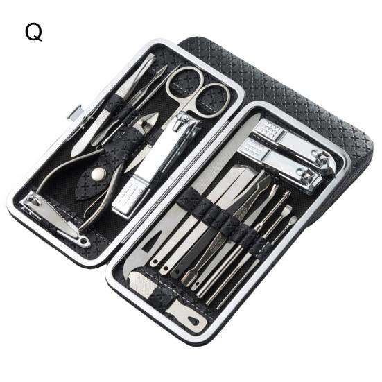 1 Set Stainless Steel Nail Clipper Plating Procedures Stylish Toenail Fingernail Manicure Cutters